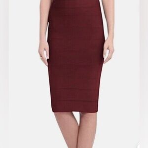 BCBGmaxAzria bandage skirt S and XS like new color toffee xs  and Lager s